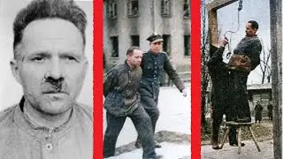 ПУБЛИЧНОЕ ПОВЕШИВАНИЕ САДИСТСКОГО коменданта лагеря Рудольфа Гесса * НЕ ДЛЯ СЛАБЫХ