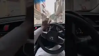 Honda Civic 🖤 | Car Drive  ❤️ | Muhammad Nabeel | #karachi #driving #hondacivic