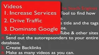Video Marketing Tip of the Week-Video Autoresponder for SEO