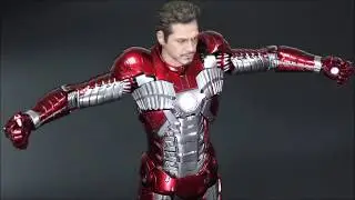 [Unboxing] Hot Toys : Iron Man 2 -(Die-Cast)Iron Man Mark V (Full Video)