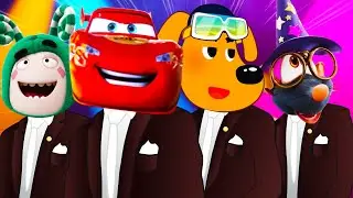 Jungle Beat Booba Oddbods Sheriff Labrador Where's Chicky? Booba Cars - Coffin Dance Song COVER