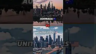 AUSTRALIA 🇦🇺 VS USA 🇺🇸 Country Comparison Only For Knowledge #trending #vs #viral #video #usa