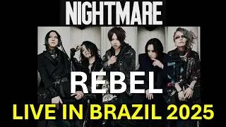 Nightmare Live - Rebel at Anime Friends 2025 Brazil #visualkei #jrock