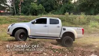 4x4 Test Triton VS V-Cross VS Ranger VS Mu-X ทดสอบขำๆกับวันว่างๆ Adventure Never Ends Thailand