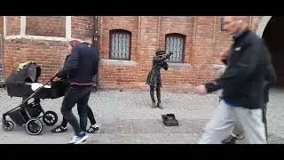 Eye catching person at Gdansk