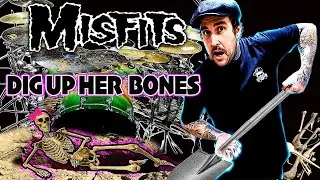 Misfits - Dig Up Her Bones (drum cover)