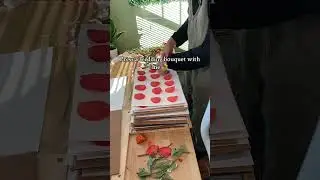 How to Press a Wedding Bouquet - How to press Flowers/Roses or any Bouquet 💐