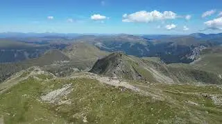 Gr. Rosennock Nockberge Langalmtal     Kl. Rosennock Predigerstuhl  Erlacher Bock H&uuml;tte  Zunderwand