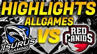 ISURUS VS RED CANIDS ALLGAMES HIGHLIGHTS - LEAGUE OF LEGENDS - LTA SUR SPLIT 3 D&Iacute;A 2