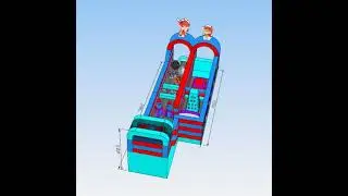 13.8mLx4.6mWx4mH Large Inflatable Park Commercial Outdoor Playground Equipment Inflatable Theme Park