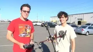 Christian's Quadcopter Built in LM Labs