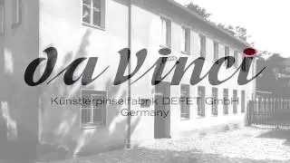High Quality Brushes Cosmetics - HandMade in Germany - DA VINCI