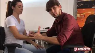 Aplicação Bandagem Funcional para extensão do Punho