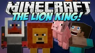 Minecraft | THE LION KING! (40+ New Mobs and 3 New Dimensions!) | Mod Showcase [1.5.1]