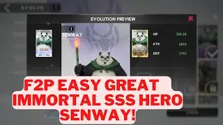F2P IMMORTAL HERO SENWAY EASY! | Eternal Evolution