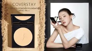 COVERSTAY PORELESS POWDER FOUNDATION | LIGHTWEIGHT & SILKY POWDER🪽 | PONY EFFECT