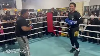 МЕДИА-ТРЕНИРОВКА С МЭННИ ПАКЬЯО ДЛЯ КОРЕЙСКИХ ФАНАТЕЛЕЙ! #trillerfightclub #mppromotion