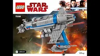 LEGO 75188 Instructions | Star Wars | Resistance Bomber | Episode VIII: The Last Jedi