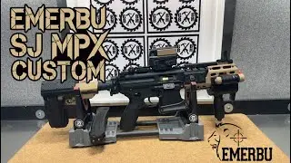 ИНДИВИДУАЛЬНАЯ РАБОТА!! 😈НОВИНКА! EMERBU TOYS 😈Бластер Sijun MPX Gel Ball - Модифицированный прик...