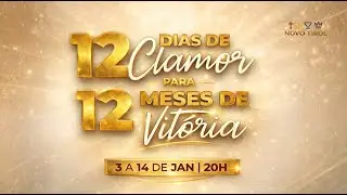 Quadrangular Novo Tirol  Culto 12 dias   05/01/2026  ✝🕊🍷👑