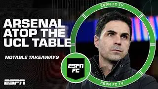 Arsenal top UCL League Phase ⚽ What the Champions League table tells us... | ESPN FC