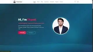 End-to-end personal portfolio website delivery by @CyberMaxCode .