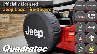 Protect your Wrangler's Spare Tire from UV Damage with a Jeep Licensed Tire Cover