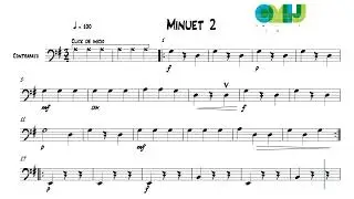 23b Minuet 2 - Bajo