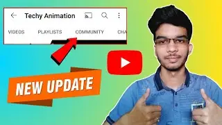 Youtube New Update In Community Tab | Youtube  New Update |
