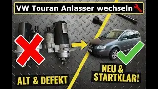 VW Touran 2.0 TDI &ndash; Anlasser tauschen | Symptome, Ausbau & Einbau