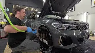 BMW M340i Glisten Clear Bra STEK PPF Process Part 2