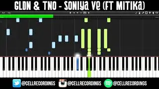 PIANO TUTORIAL |  Soniya Ve - GLDN & TNO ft. Mitika (Hasit Nanda)