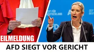 🚨 VOR 2 MIN! 🚨URTEIL-SCHOCK! AfD st&uuml;rzt Verfassungsschutz &ndash; Merz im Eck!