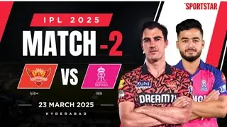 RR VS SRH LIVE MATCH IPL  2025