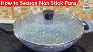 👩&zwj;🍳🍳 How to Season Non-Stick Pan | Easy Kitchen Tip 💡