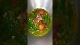 Assamese style fish with taro leaves 🌿🐟#arbi leaves #shortsvideo #shortsyoutube