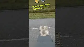 Policja właśnie dostała przełomowy gadżet: robotyczny kolczasty pas! #szorty #youtubeshorts #policja