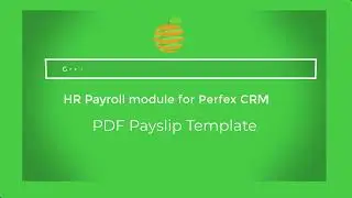 [Perfex CRM Modules - HR Payroll] PDF Payslip Templates