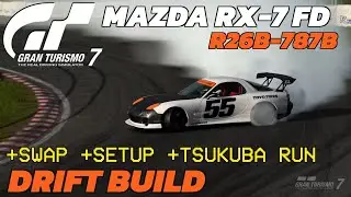 Mazda RX-7 FD R26B-787B Drift Tune Setup Gran Turismo 7