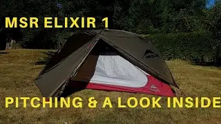 MSR Elixir 1 | Tent Set Up | Pitching MSR Elixir 1 | Mountain Safety Research Tents | Wild Camping.