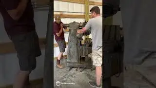 How to easily move 3,000 pound machines!!! 🤯        #worksmarter #farmlife #machine #country #wow