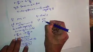 05 Partial differential equation non linear in p and q |Standard form 1|