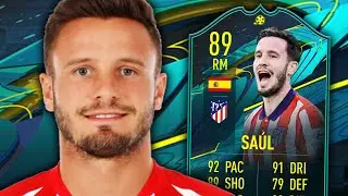 WORTH THE SBC? 🤔 89 PLAYER MOMENT SAUL PLAYER REVIEW - FIFA 21 ULTIMATE TEAM