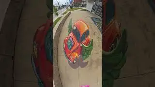 #vwbug by @naomihaverland was done as part of #worldstreetpainting day
