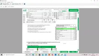 Financial Accounts Preparation - practice 1