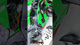 #kawasaki zx10r 🔥bohot zyada tagda sound 💨💥 hai #viral #shorts