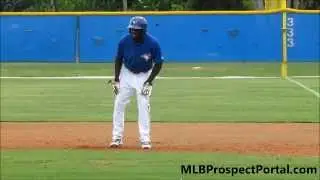 Anthony Alford stolen base - Toronto Blue Jays - Gulf Coast League 2013