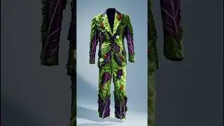 Fashionable  suit #funny #cute #vegetables #aiart #magic #ai #aivideo #fashion #creative