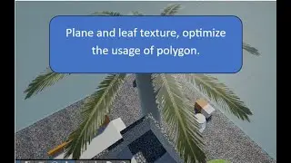 opacity map for coconut tree using blender and unity
