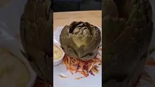 First time I try artichoke menu. #artichoke #artichok